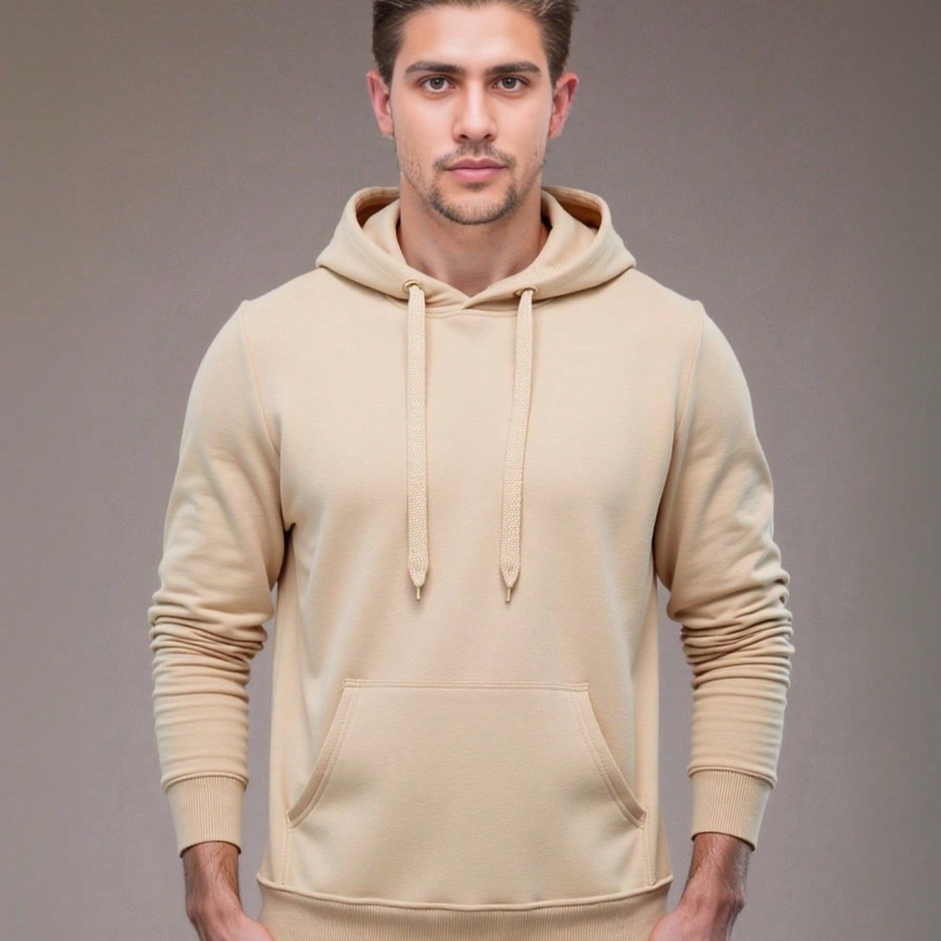 Sweat-shirt à capuche en coton et polyester hommes du M au 2XL MAEJORKEN