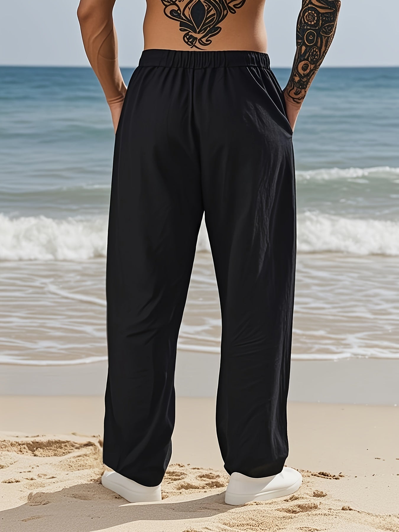 Pantalon en lin du S au 2XL MAEJORKEN