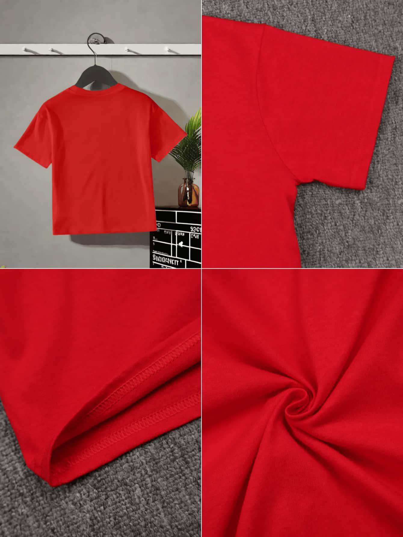 T-shirt à manches courtes décontracté en coton pour filles du 5 au 14 ans MAEJORKEN