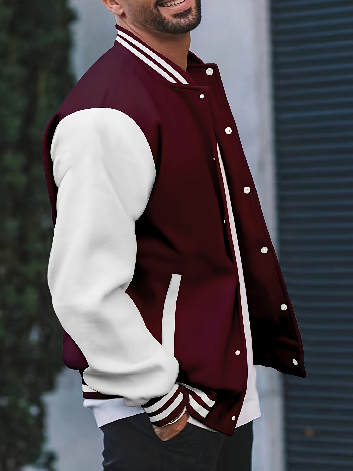 Veste de baseball avec poche du S au 3XL