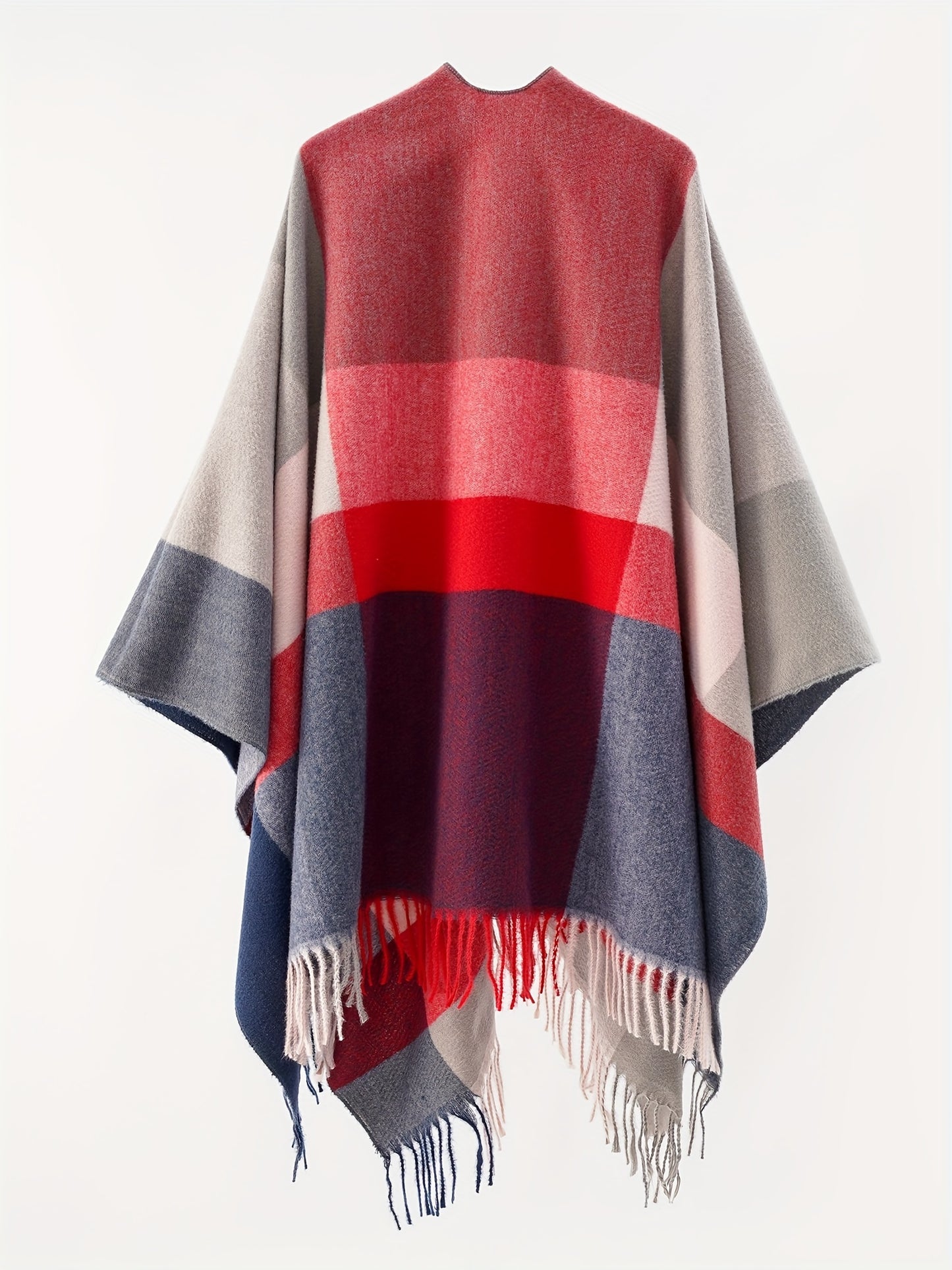 Pull cape châle cardigan ouvert sur le devant taille unique