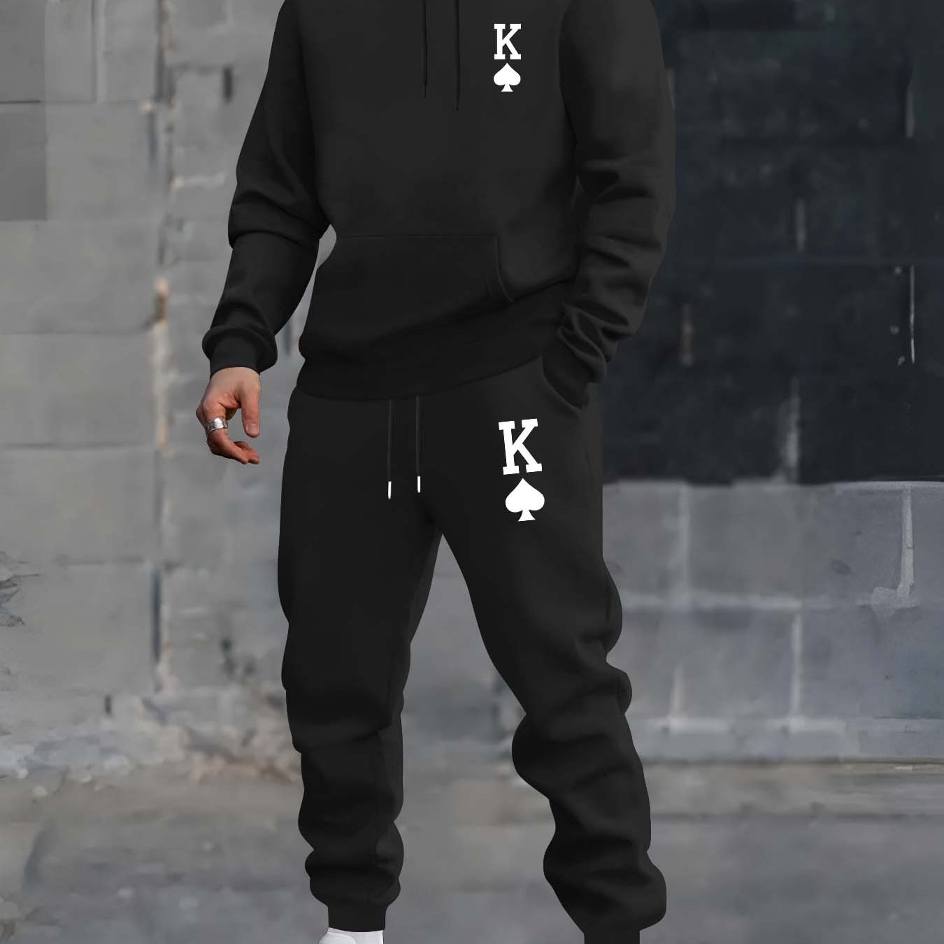 Ensemble sweat à capuche et pantalon de survêtement pour hommes du S au 2XL MAEJORKEN