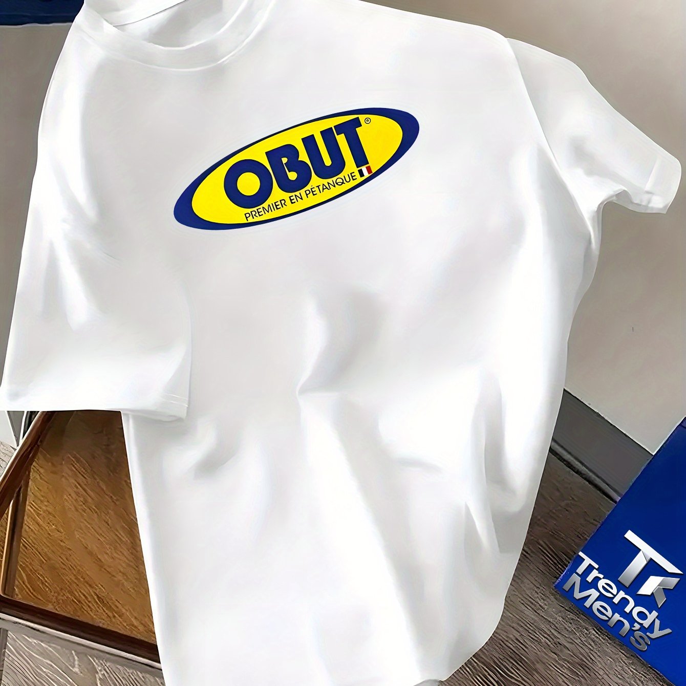 T-shirt de pétanque française imprimé ( obut ) 100% coton du S au 3XL MAEJORKEN