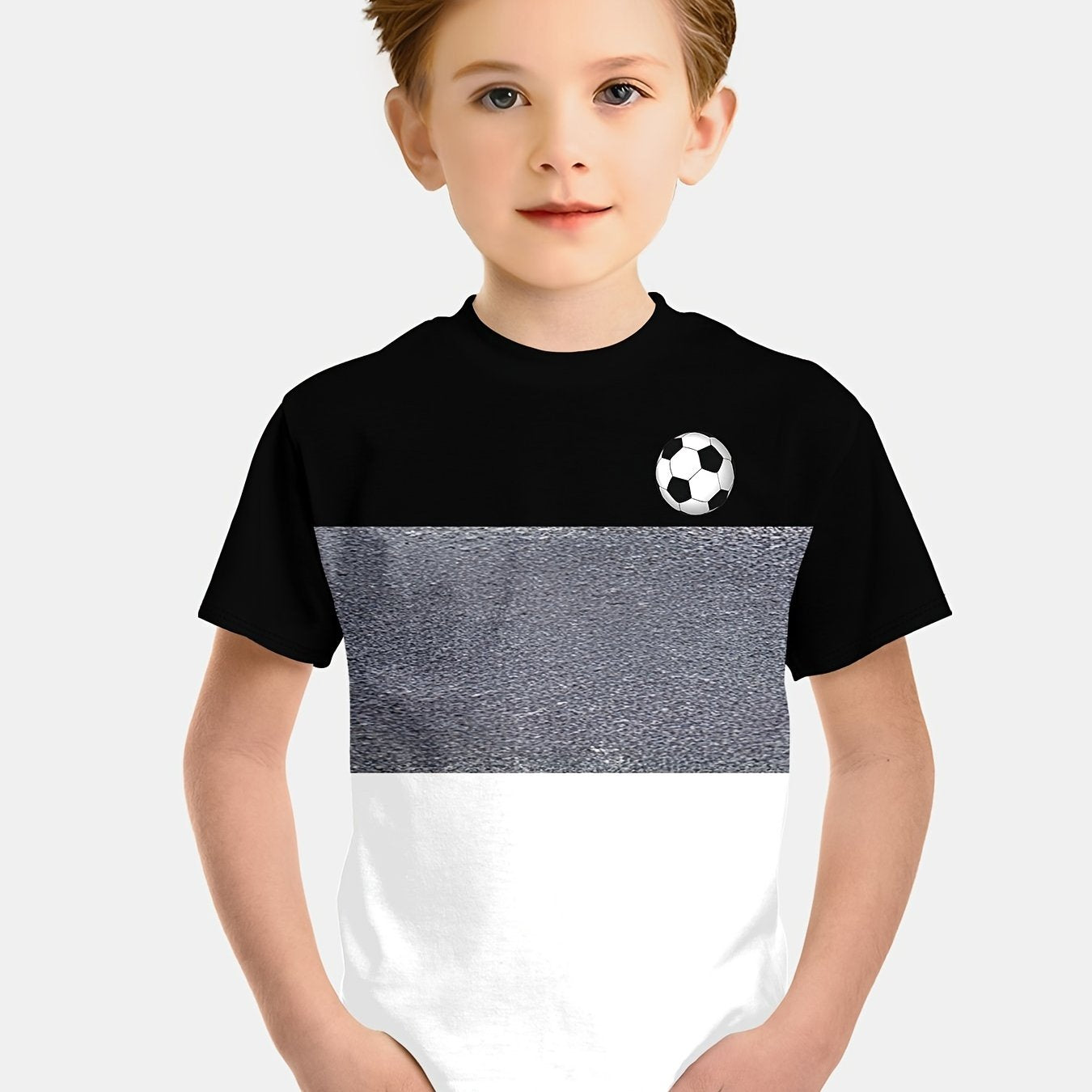 T-shirt imprimé ballon football du 5 au 14 ans