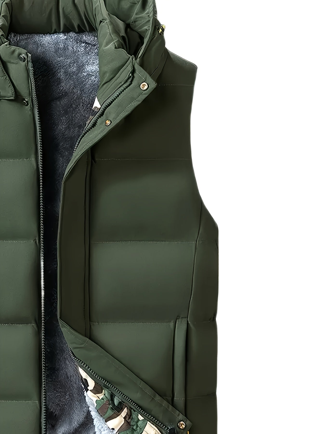Gilet sans manches à capuche doublé polaire du S au 3XL MAEJORKEN