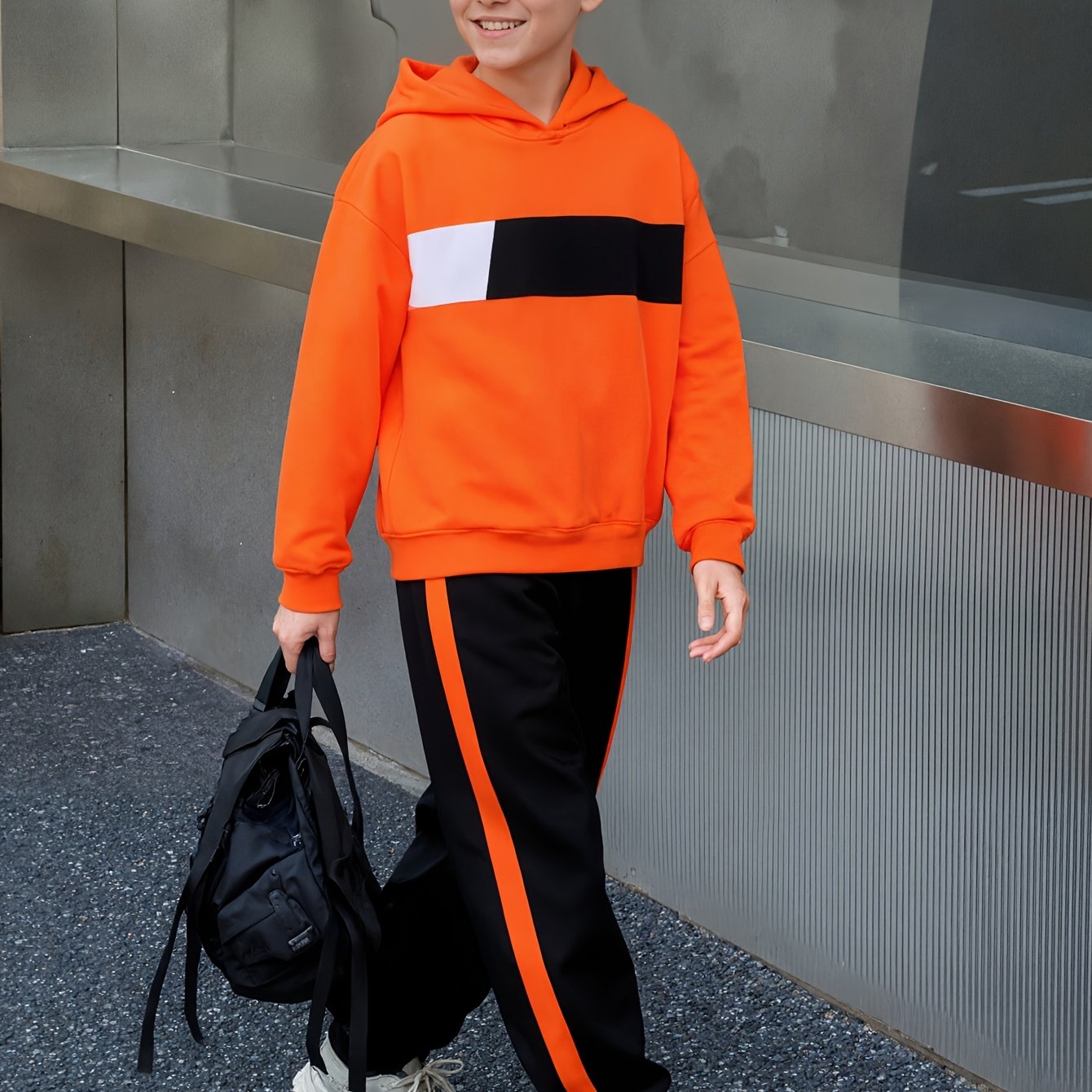 Ensemble 2 pièces sweat à capuche et pantalon de survêtement garçons du 8 au 14 ans MAEJORKEN
