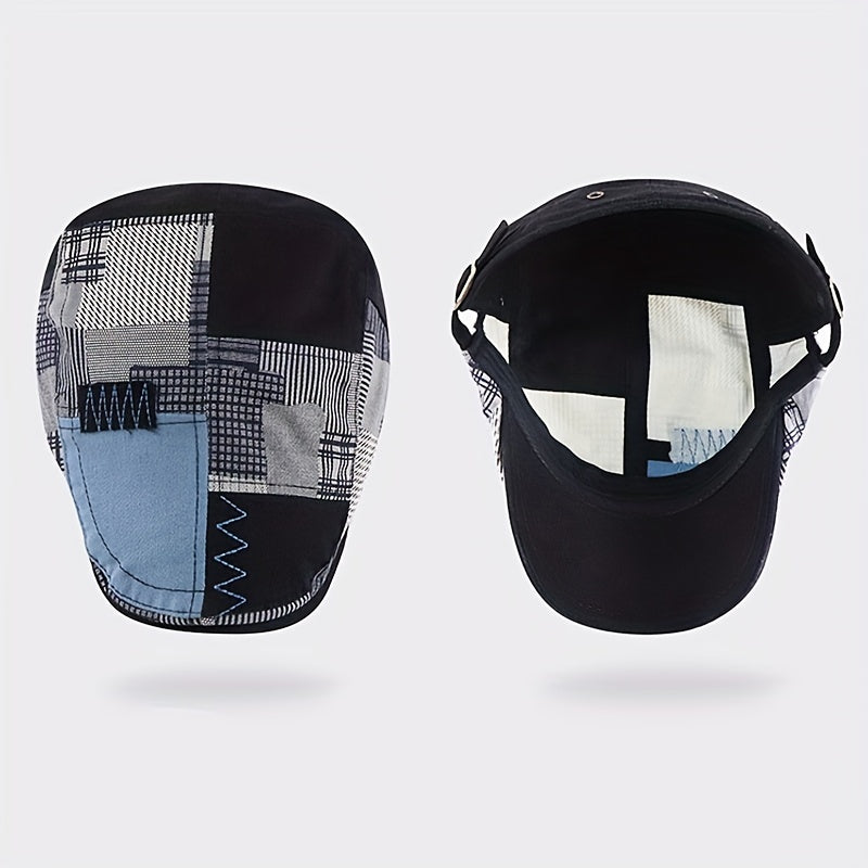 Casquette gavroche patchwork 100 % coton réglable 56-60 cm MAEJORKEN