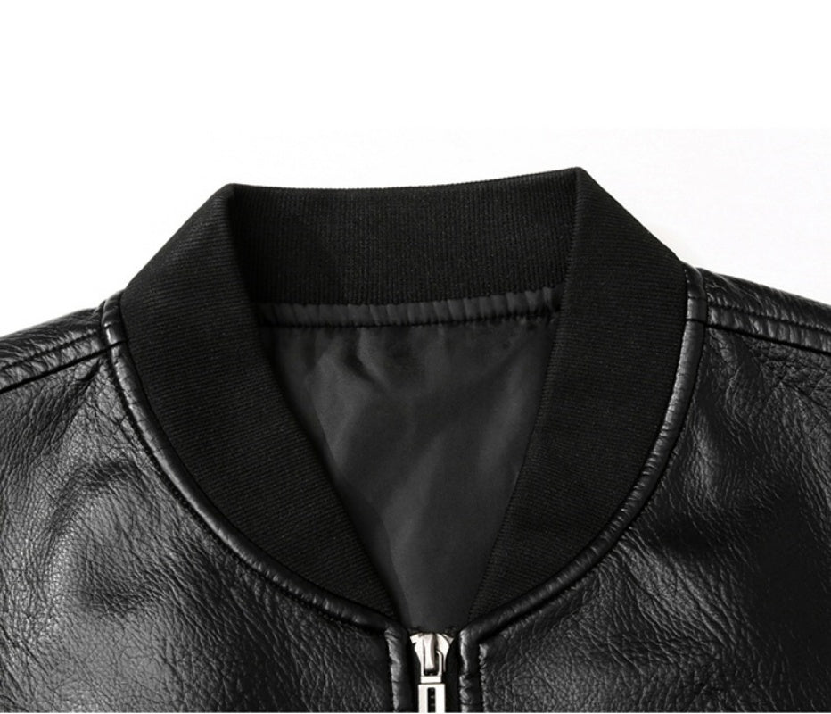 Blouson de moto à fermeture éclair avec poches zippée du 1XL au 7XL