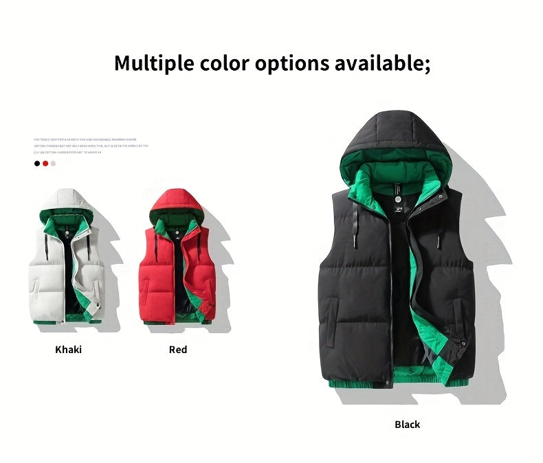 Gilet sans manches à capuche détachable du M au 3XL MAEJORKEN