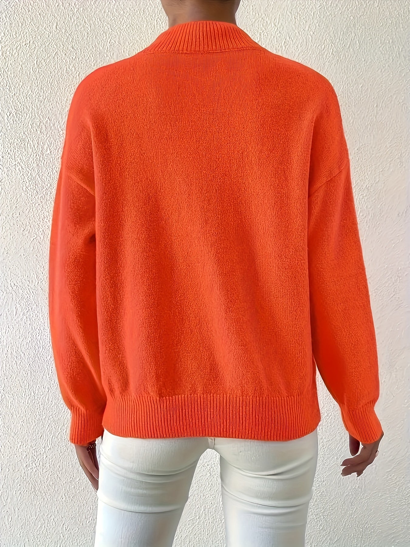 Pull en tricot à col montant grande taille du XL au 5XL MAEJORKEN