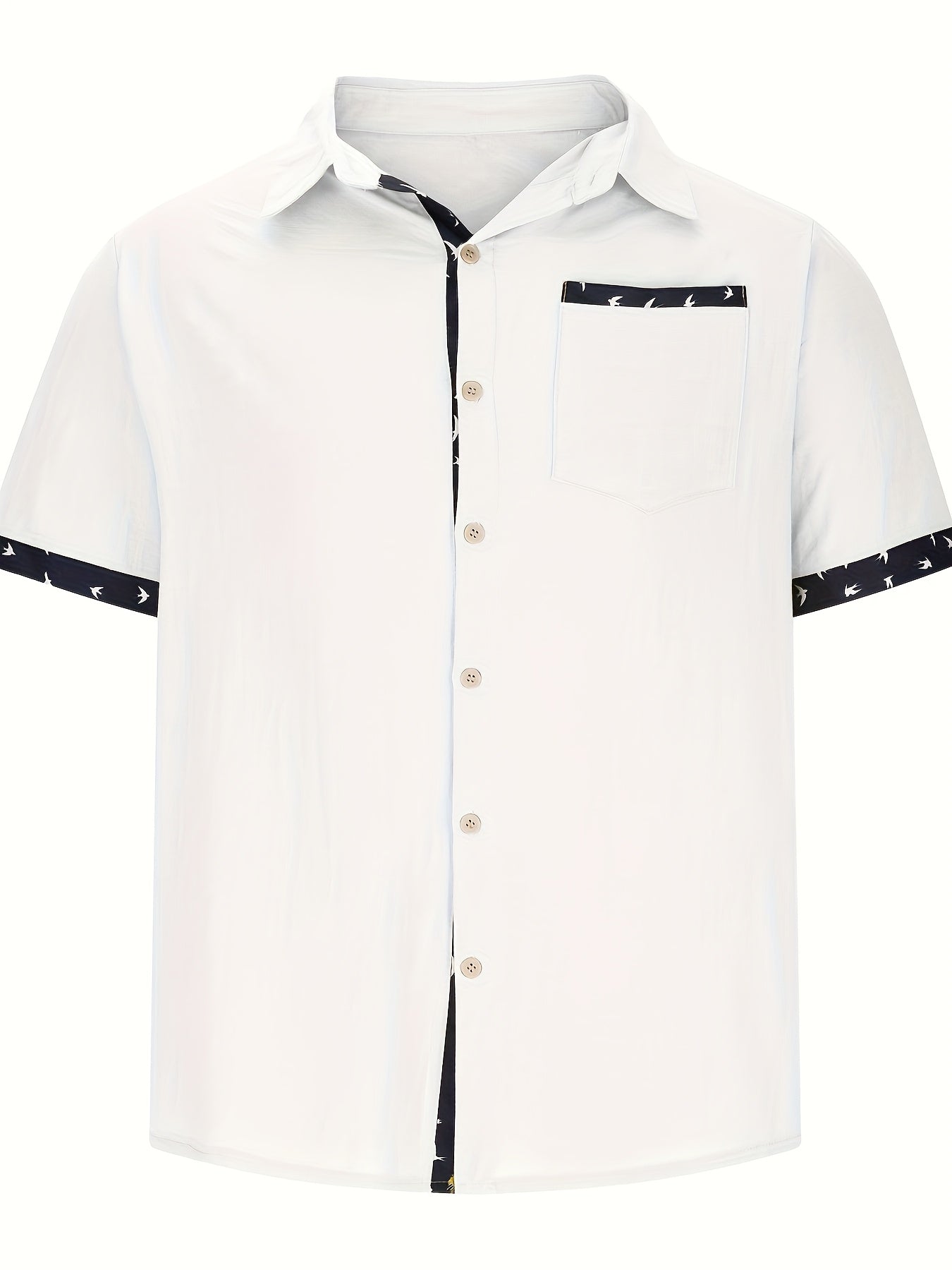 Chemise élégante en mélange de coton assorti de couleur du S au 3XL