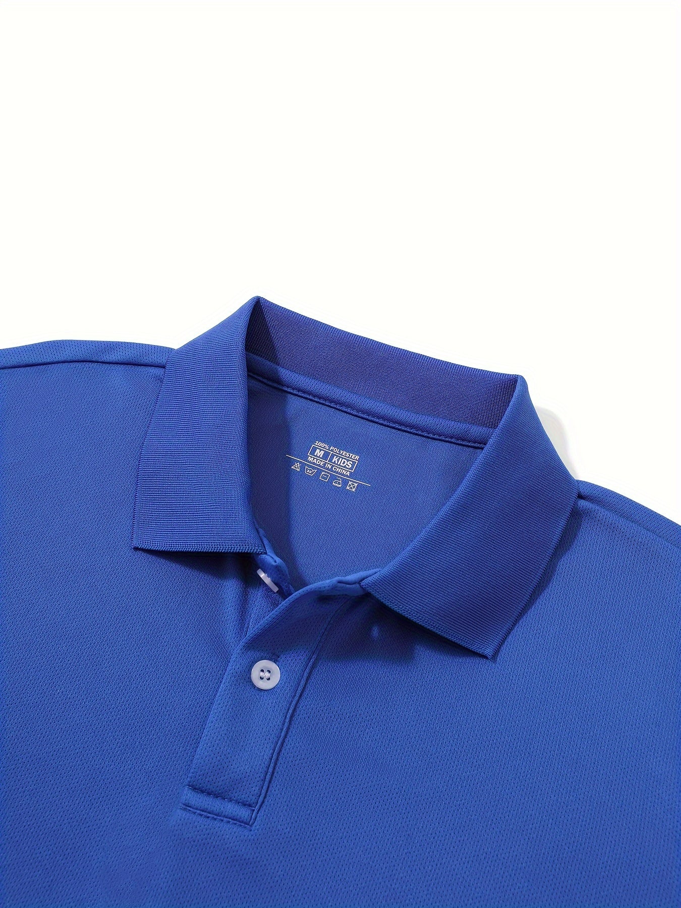 Lot de 4 polos couleur unie à manches courtes garçons du 5 au 13 ans MAEJORKEN
