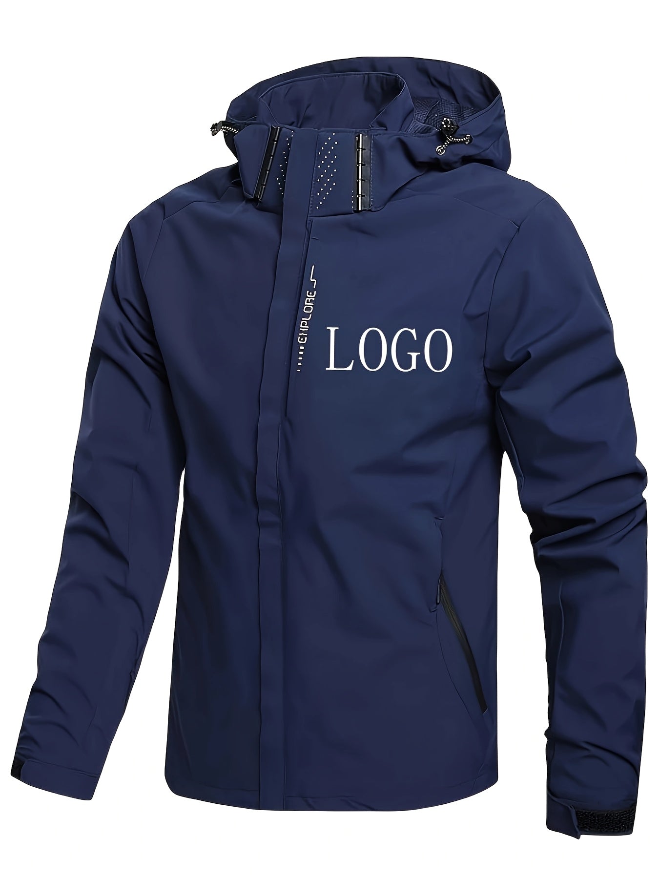 Blouson à capuche logo personnalisé du S au 3XL
