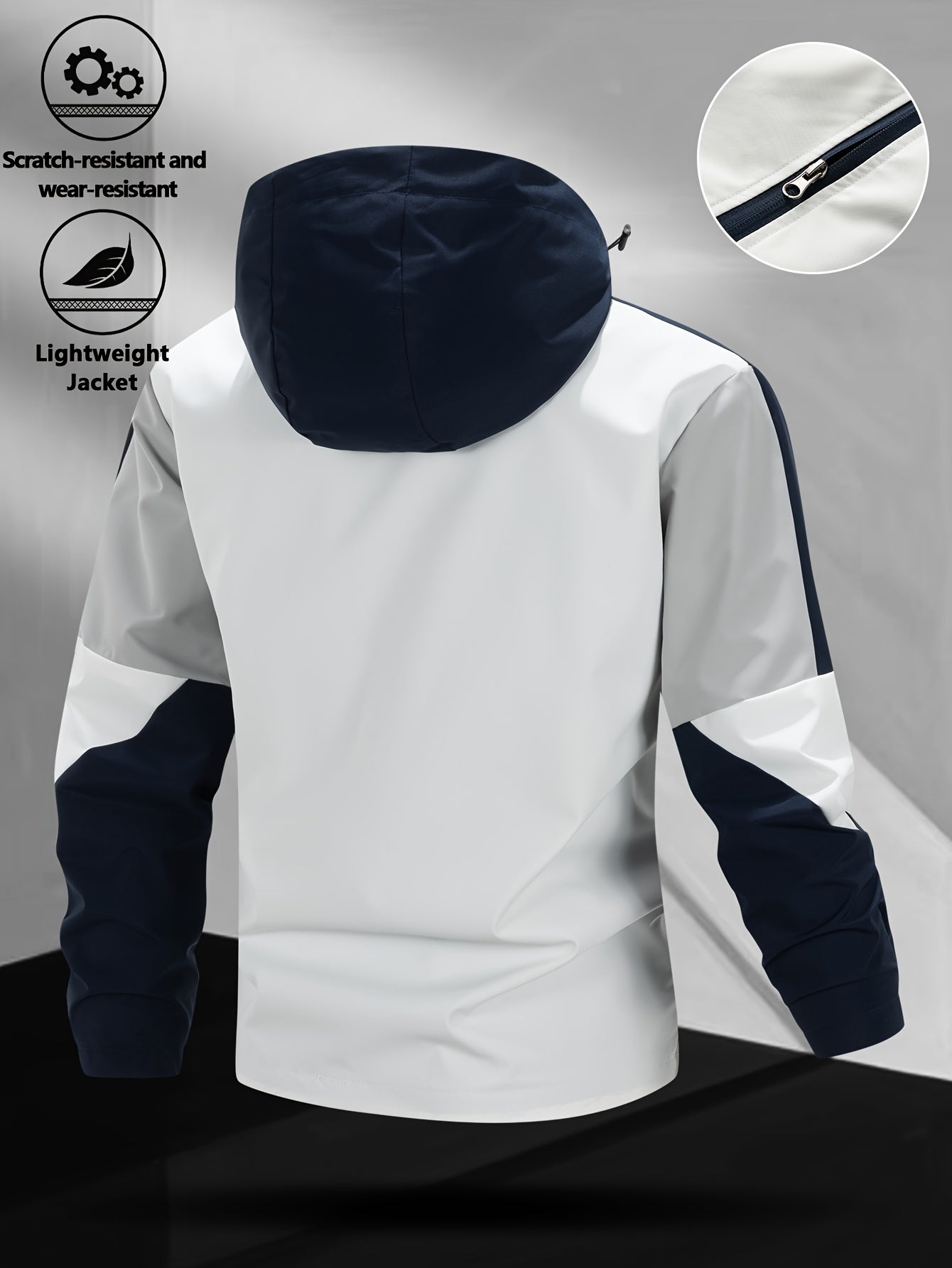 Veste coupe vent avec fermeture à glissière du XS au 2XL MAEJORKEN