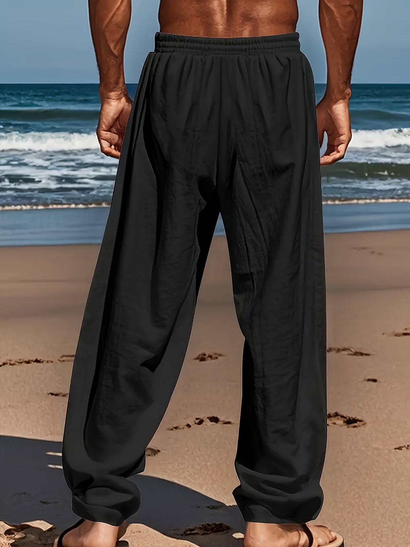 Pantalon en lin décontracté du S au 3XL MAEJORKEN