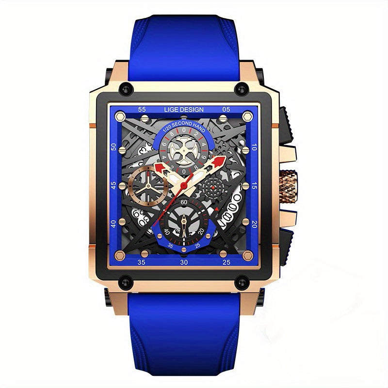 Montre à quartz cadran carré ( boitier non inclus ) MAEJORKEN