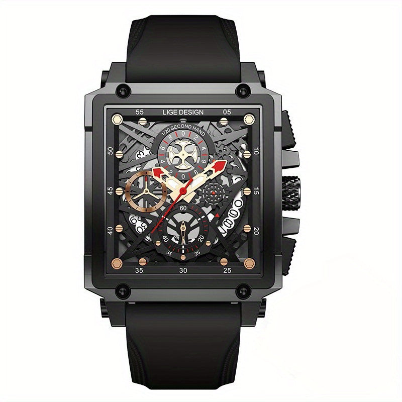 Montre à quartz cadran carré ( boitier non inclus ) MAEJORKEN