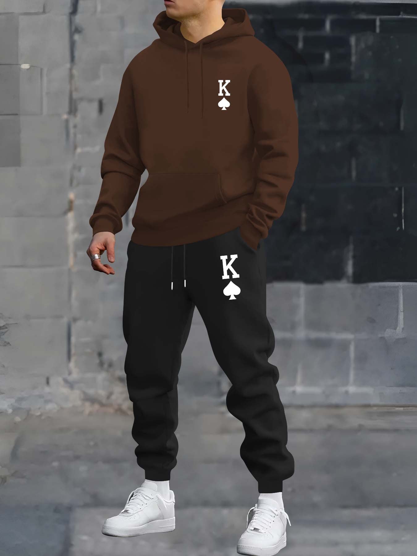 Ensemble sweat à capuche et pantalon de survêtement pour hommes du S au 2XL MAEJORKEN
