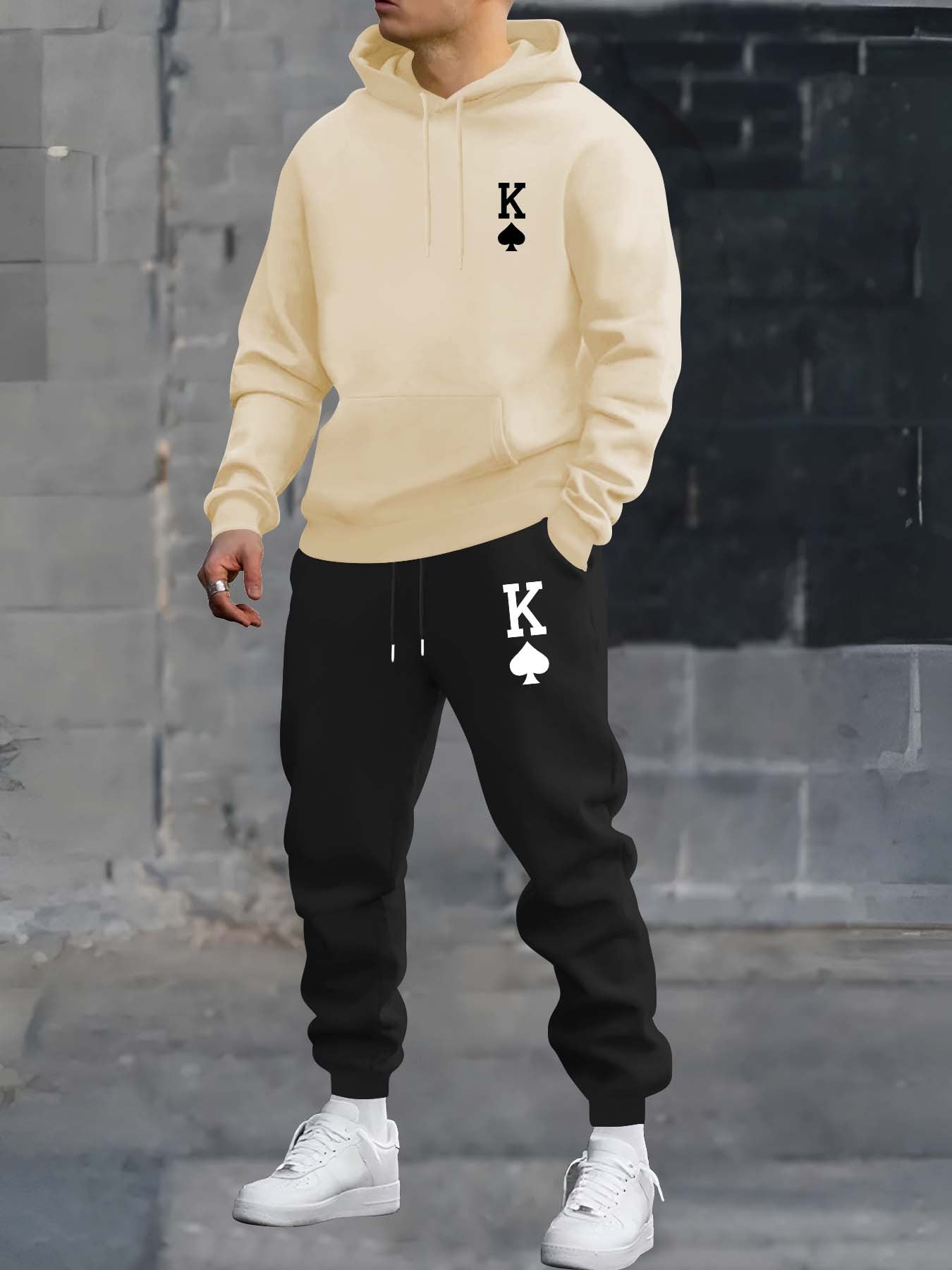 Ensemble sweat à capuche et pantalon de survêtement pour hommes du S au 2XL MAEJORKEN
