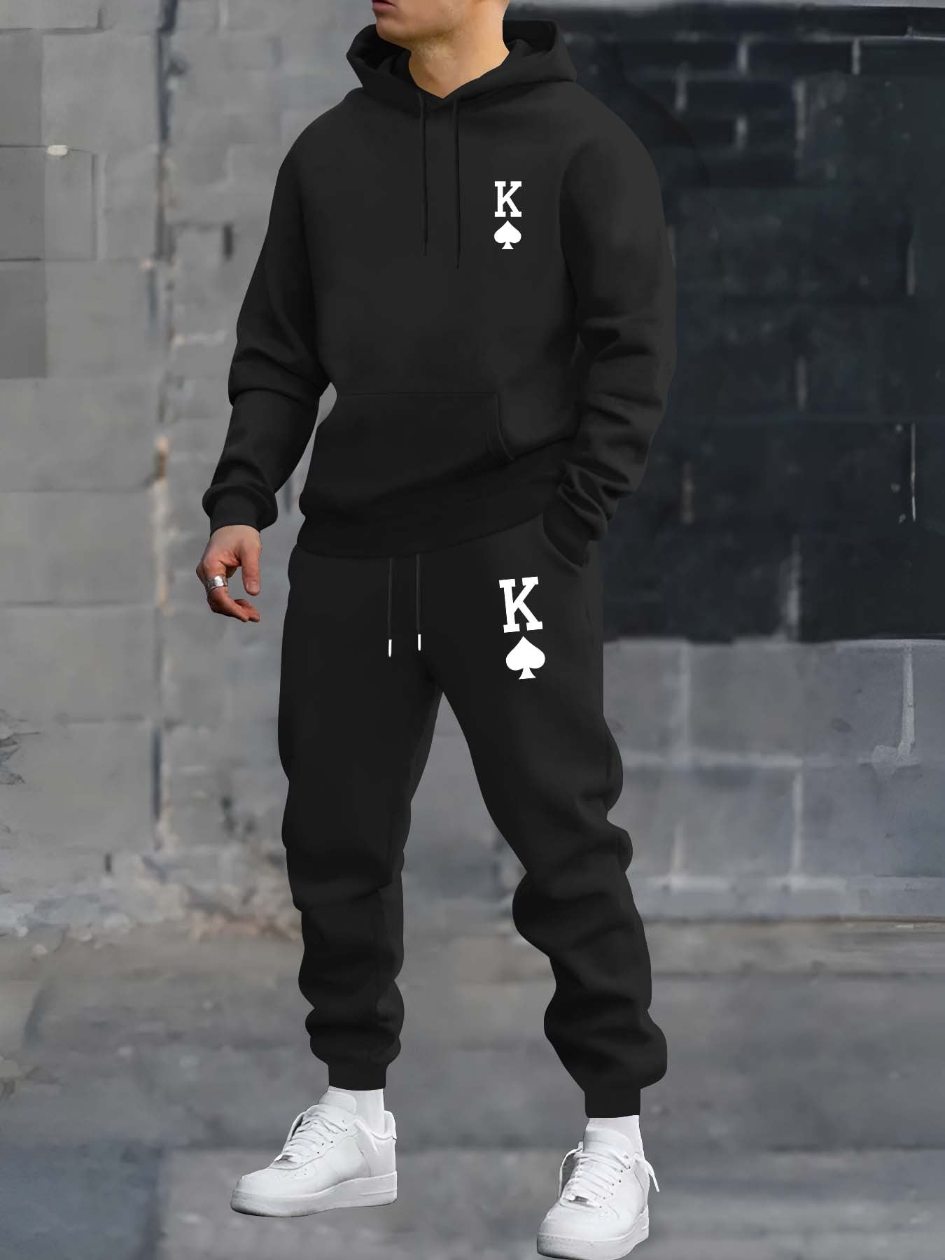 Ensemble sweat à capuche et pantalon de survêtement pour hommes du S au 2XL MAEJORKEN