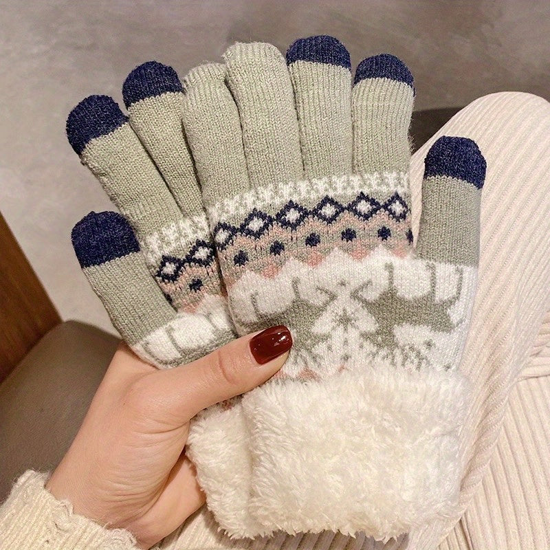 Paires de gants en polyester tricoté MAEJORKEN