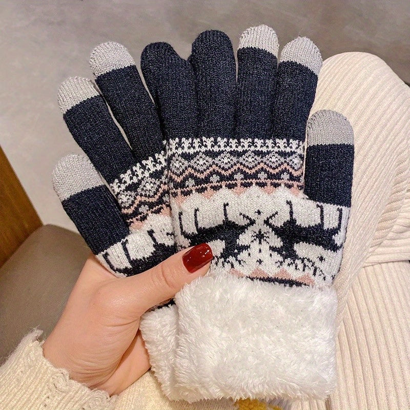 Paires de gants en polyester tricoté MAEJORKEN