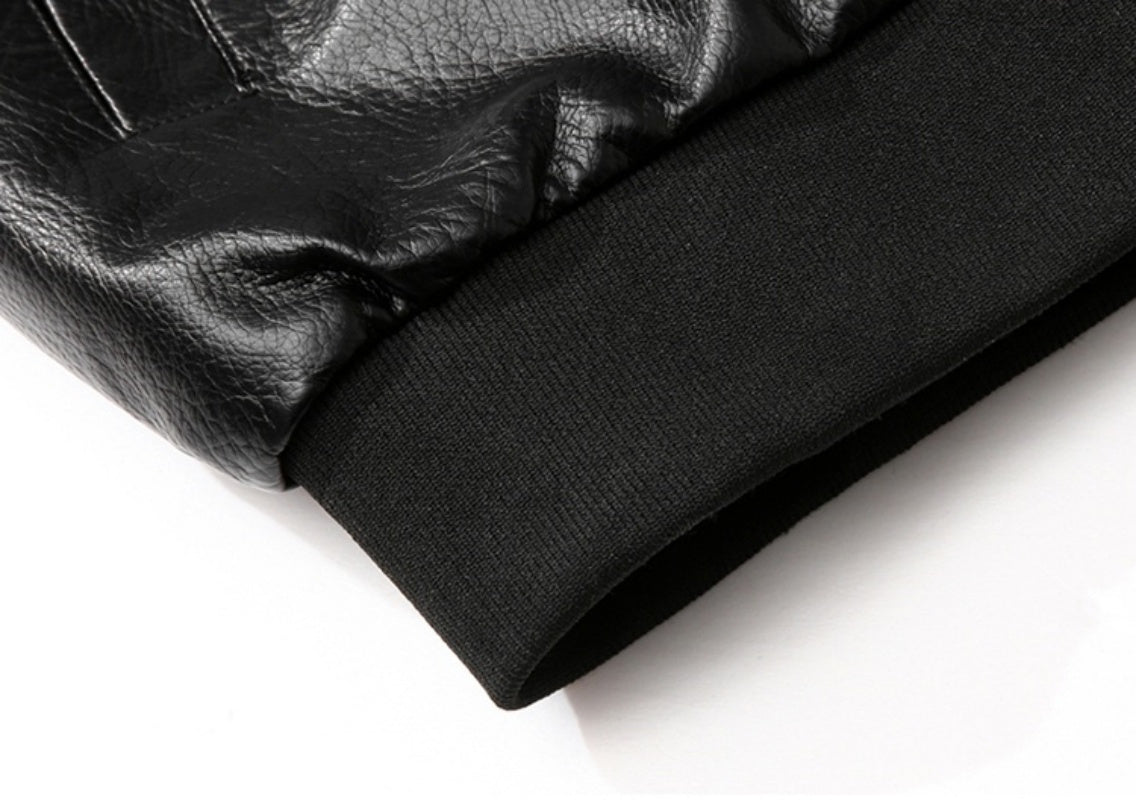 Blouson de moto à fermeture éclair avec poches zippée du 1XL au 7XL
