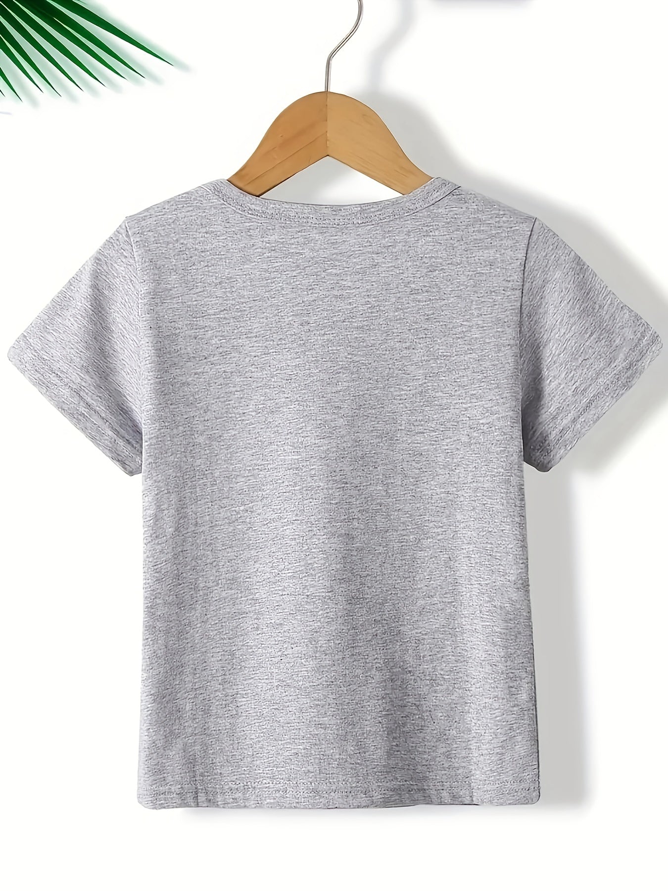 T-shirt uni fille du 1 an au 8 ans