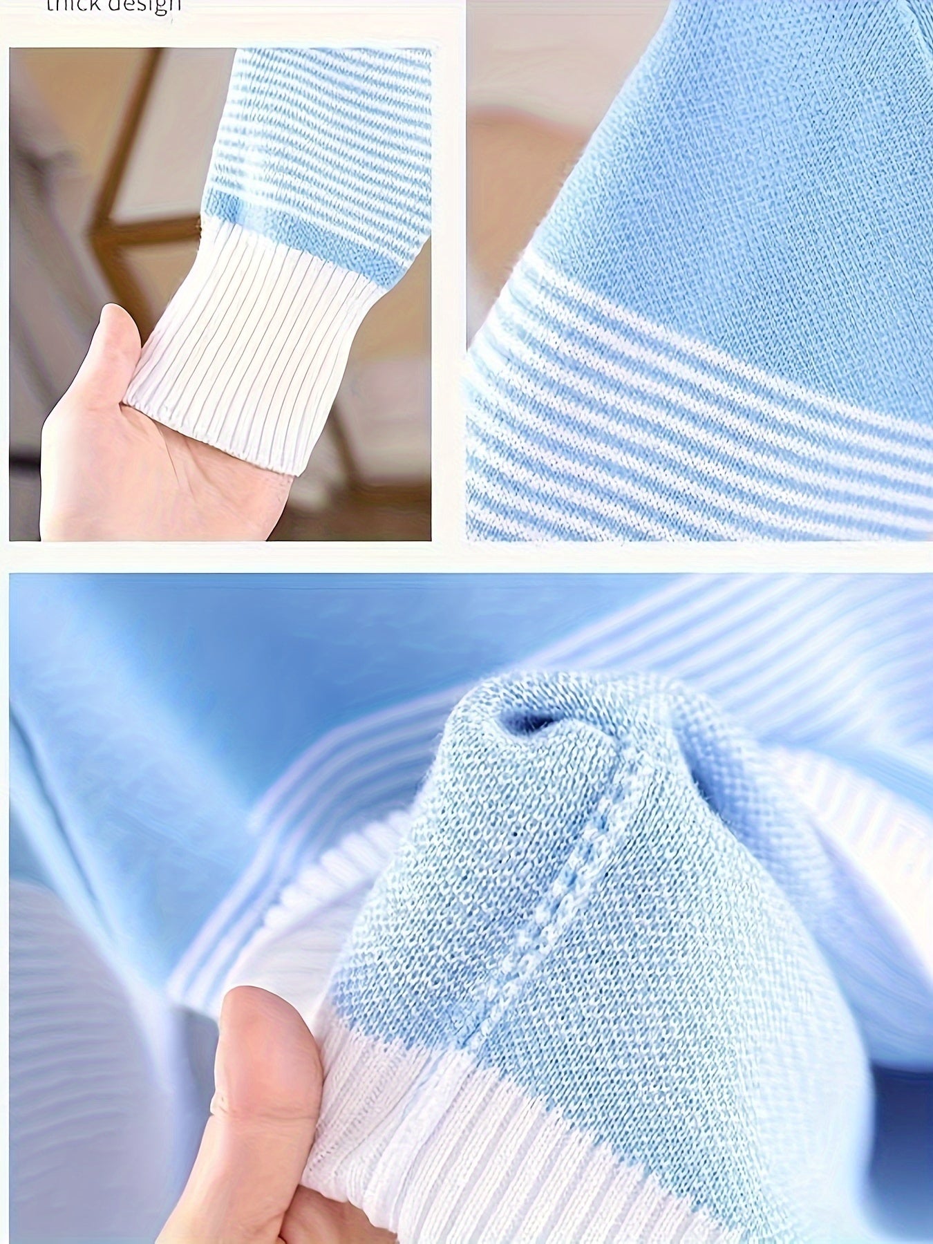 Pull en tricot à manches longues garçon du 4 au 13 ans