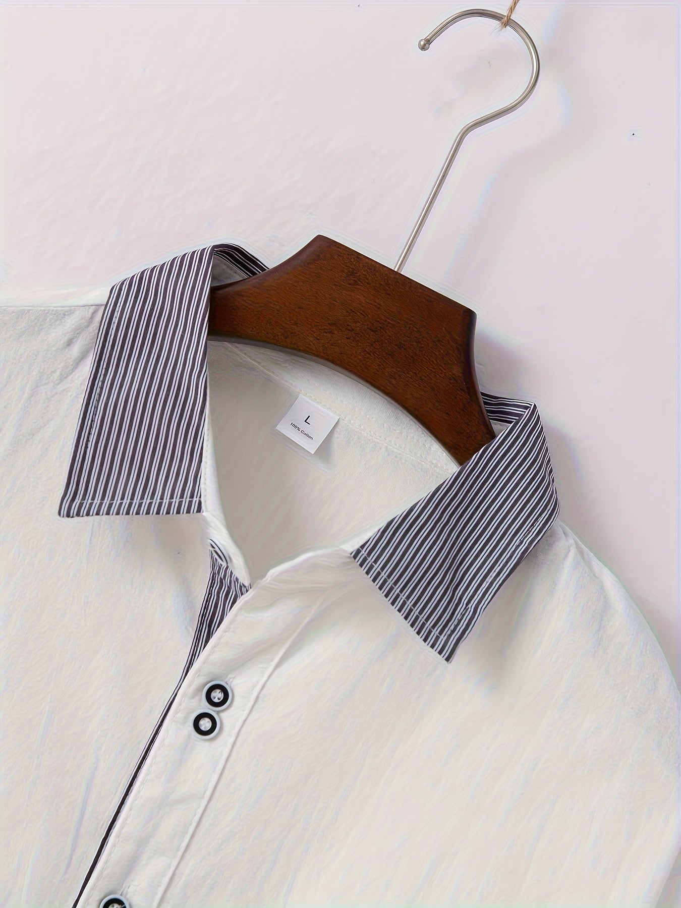 Chemise à manches longues 100 % coton du S au 3XL MAEJORKEN