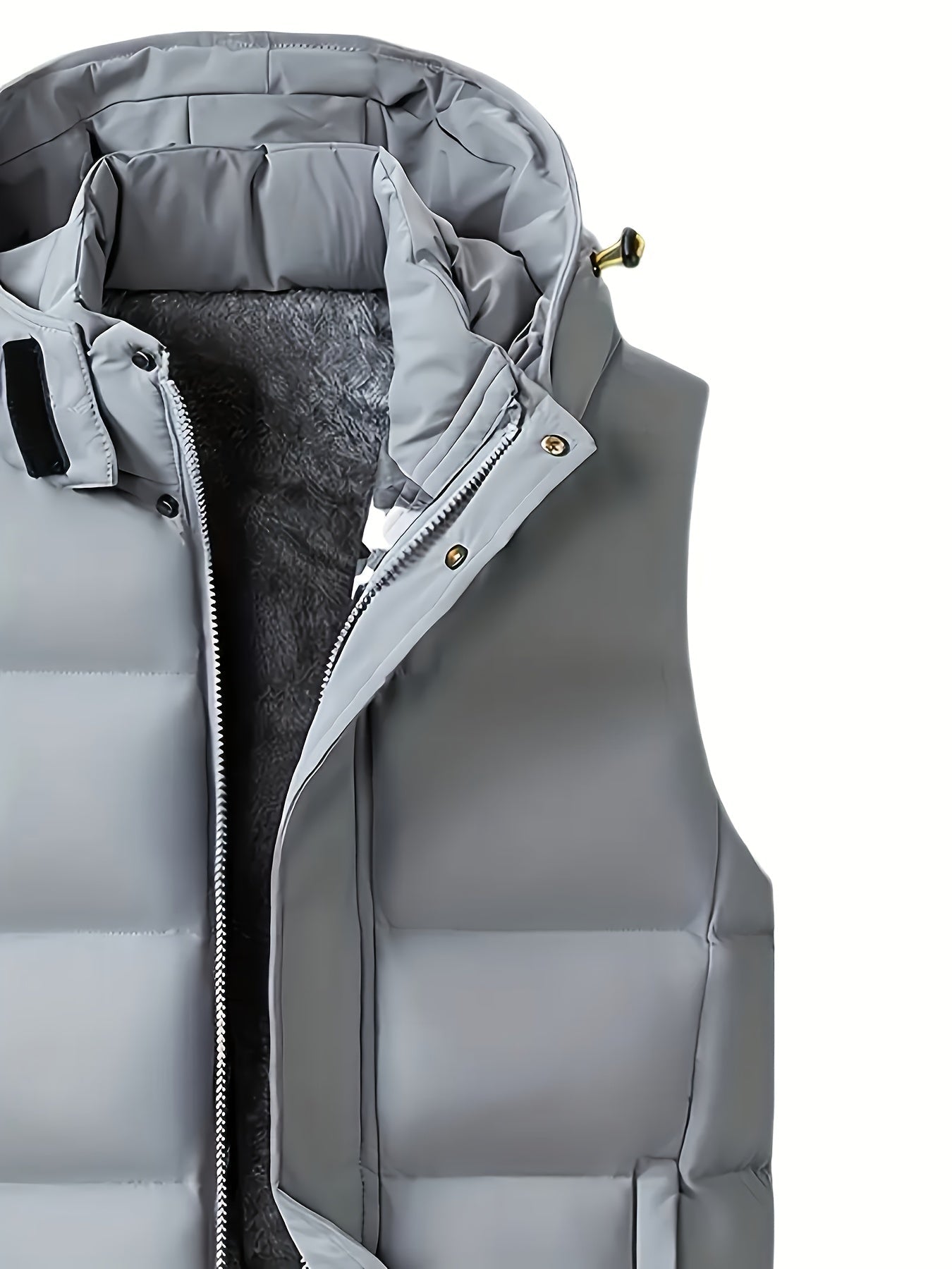 Gilet sans manches à capuche doublé polaire du S au 3XL MAEJORKEN
