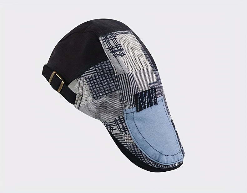 Casquette gavroche patchwork 100 % coton réglable 56-60 cm MAEJORKEN