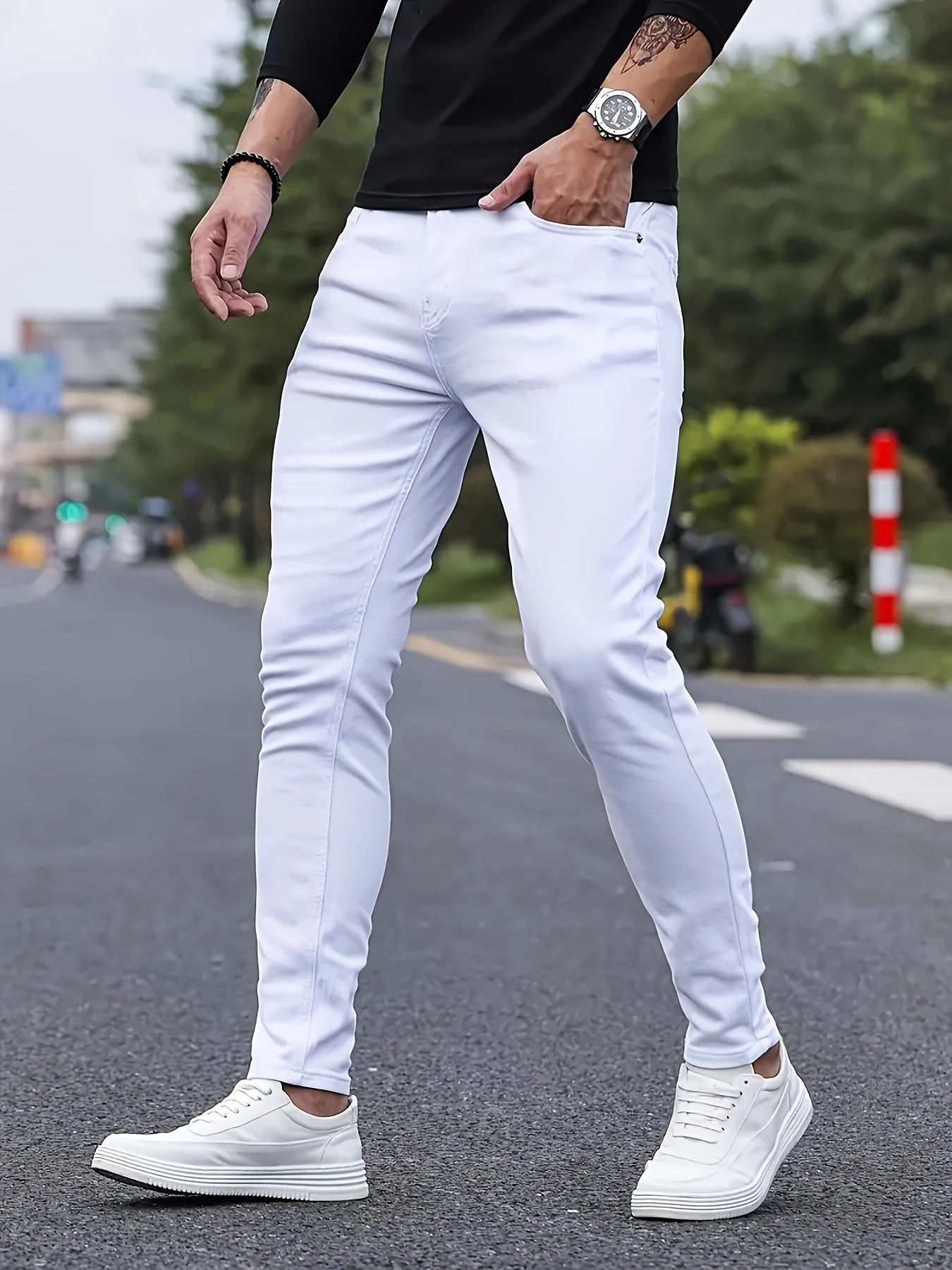 Pantalon décontracté slim du S au 3XL