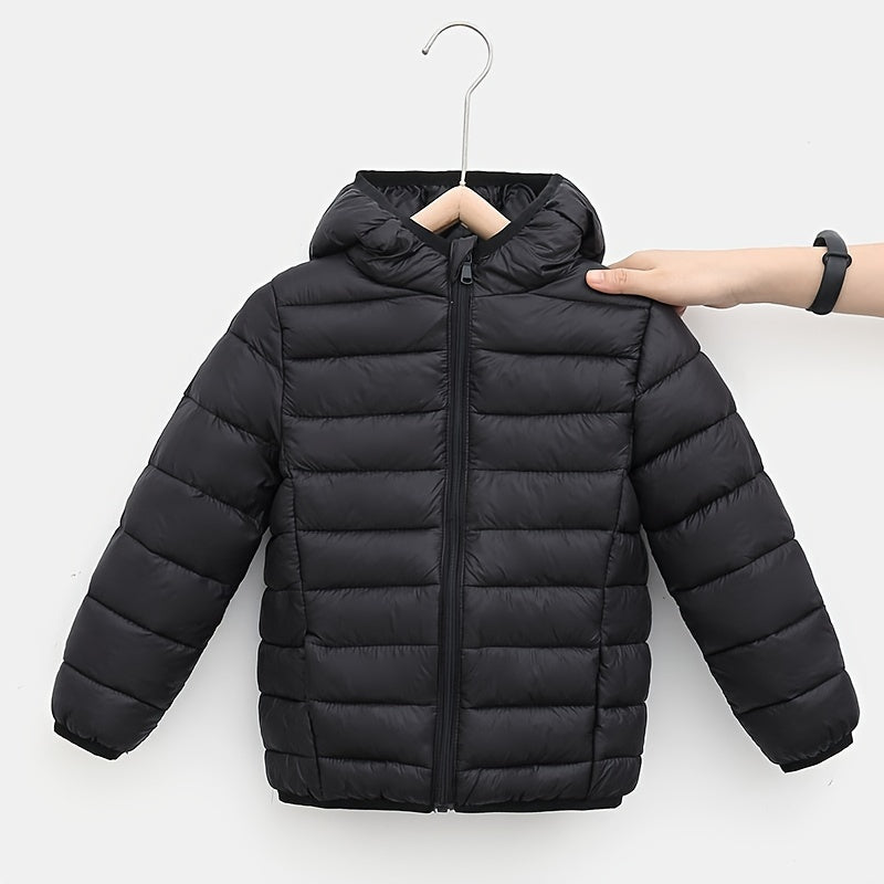 Blouson de couleur unie rembourré pour bébé garçons et filles du 1 ans au 12 ans MAEJORKEN