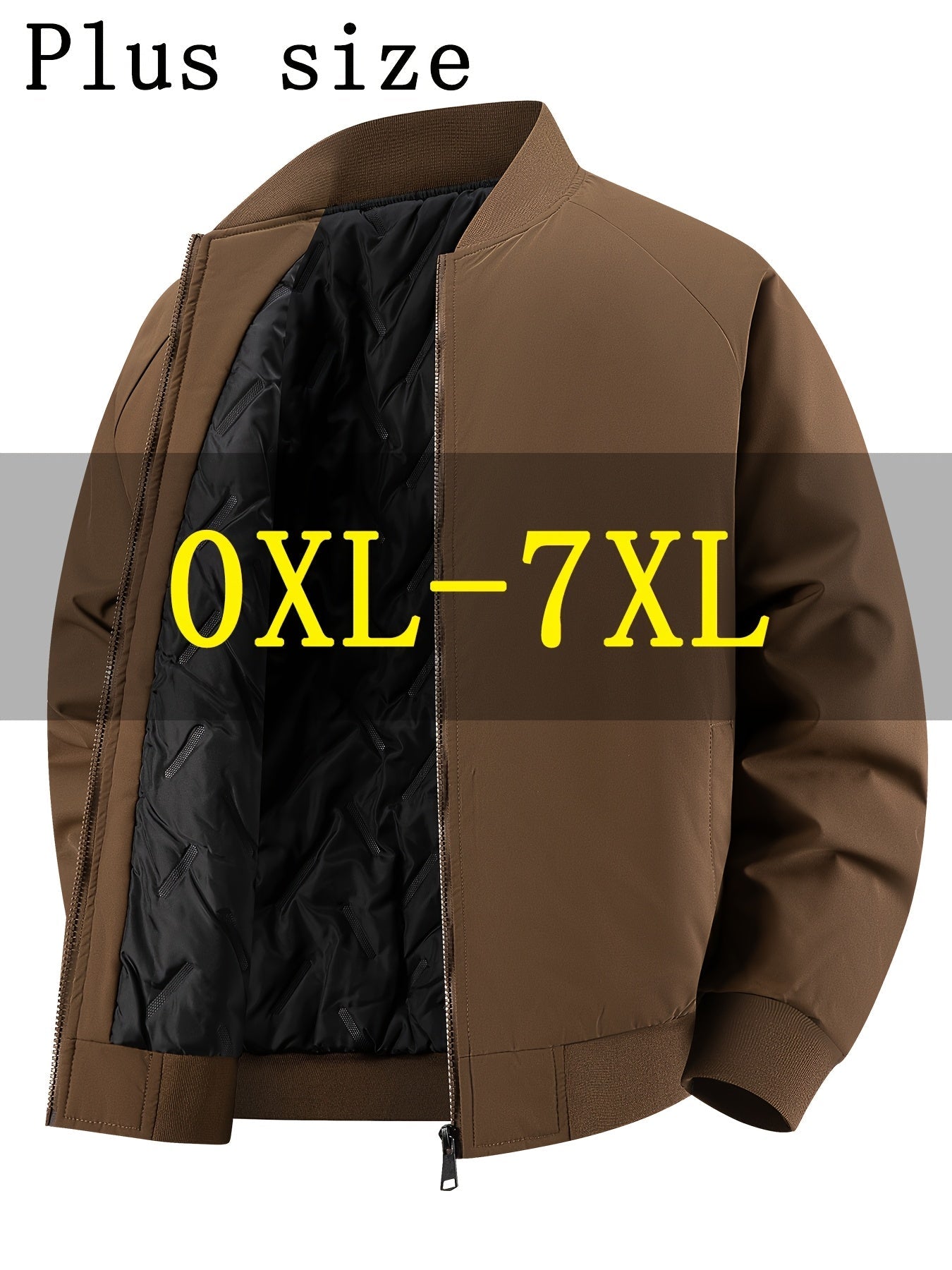 Blouson aviateur grande taille hommes du XL au 8XL MAEJORKEN