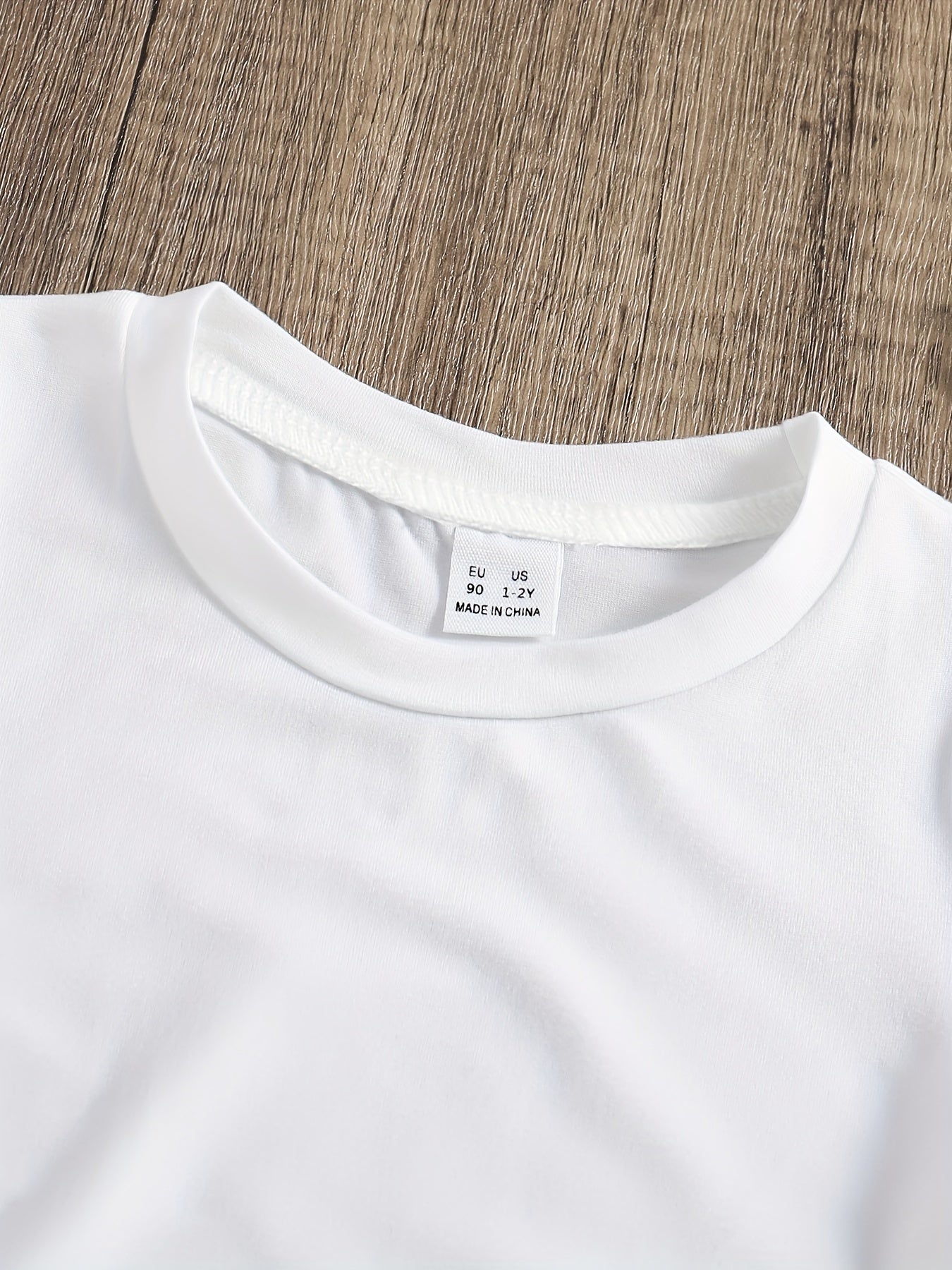 T-shirt blanc garçon du 1 an au 8 ans
