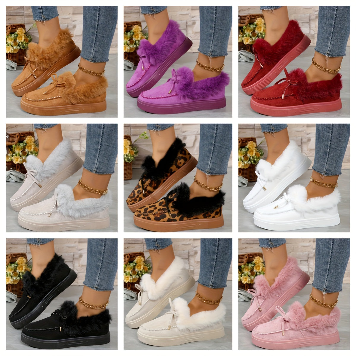 Chaussures épaisses doublées de molleton du 36 au 43 MAEJORKEN
