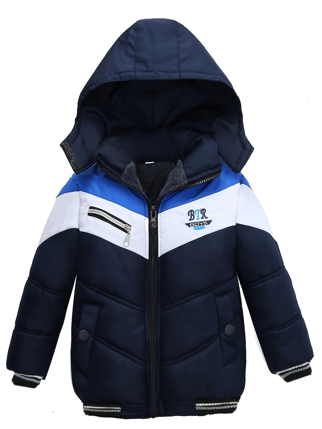 Manteau à capuche chaud pour garçons du 2 au 6 ans MAEJORKEN