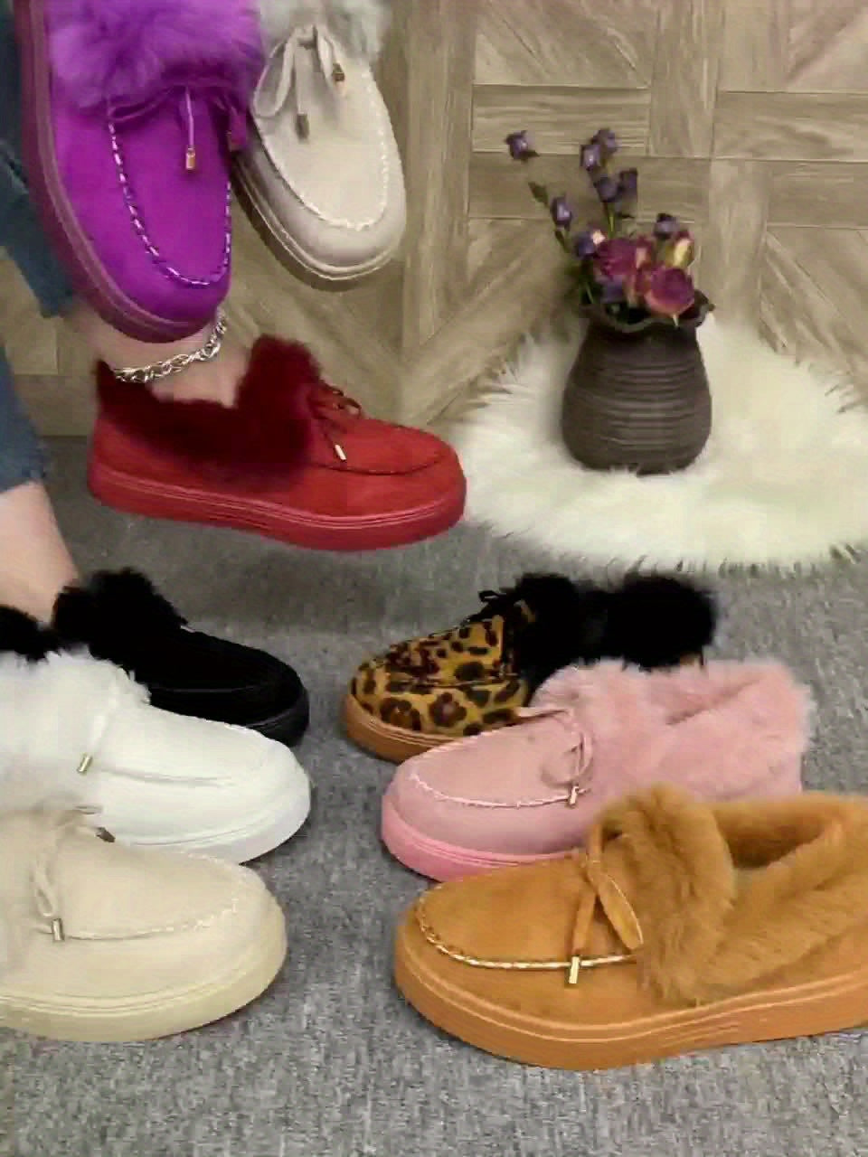 Chaussures épaisses doublées de molleton du 36 au 43 MAEJORKEN