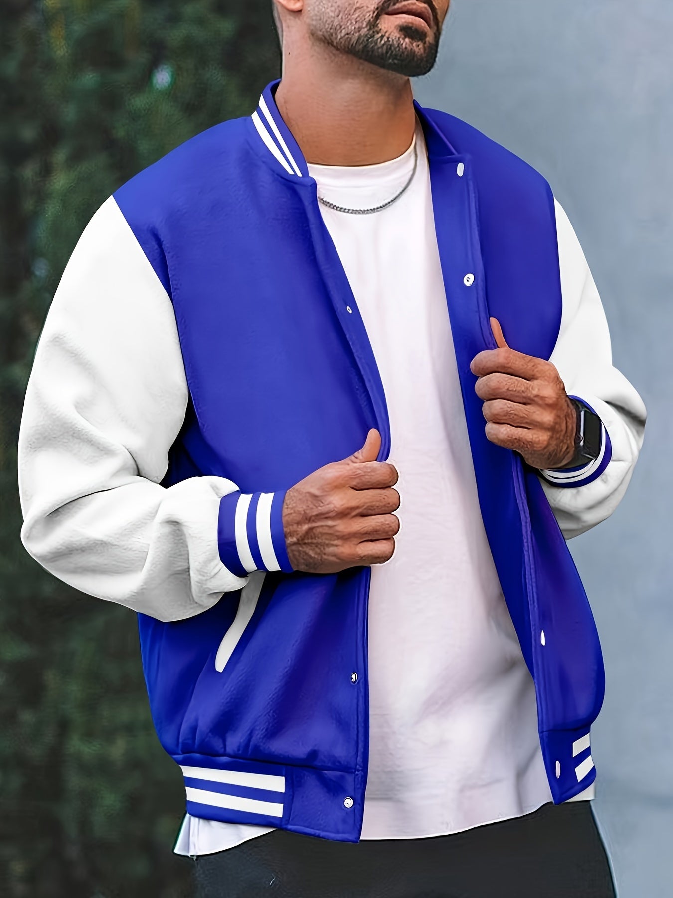 Veste de baseball avec poche du S au 3XL
