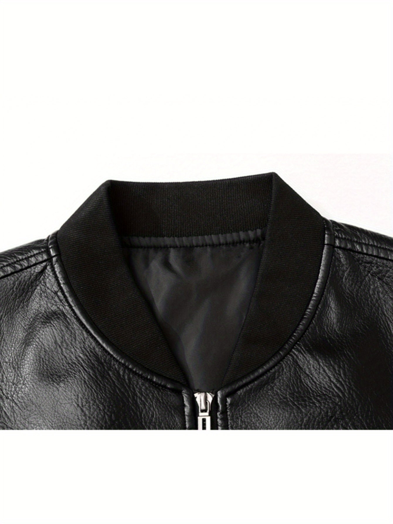 Blouson de moto à fermeture éclair avec poches zippée du 1XL au 7XL