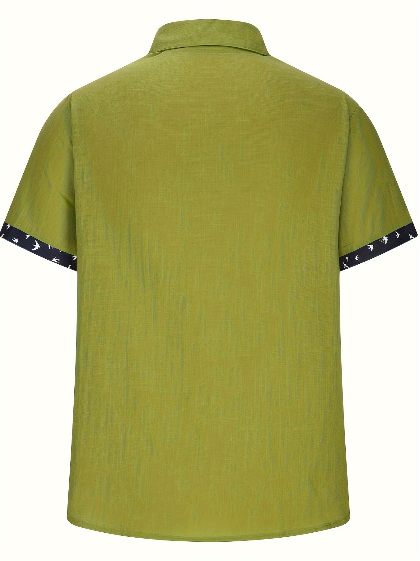 Chemise élégante en mélange de coton assorti de couleur du S au 3XL