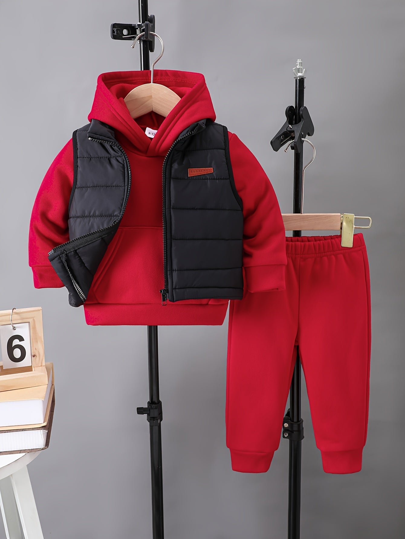Ensemble 3 pièces gilet sweat et pantalon pour bébés garçons du 6 mois au 3 ans MAEJORKEN