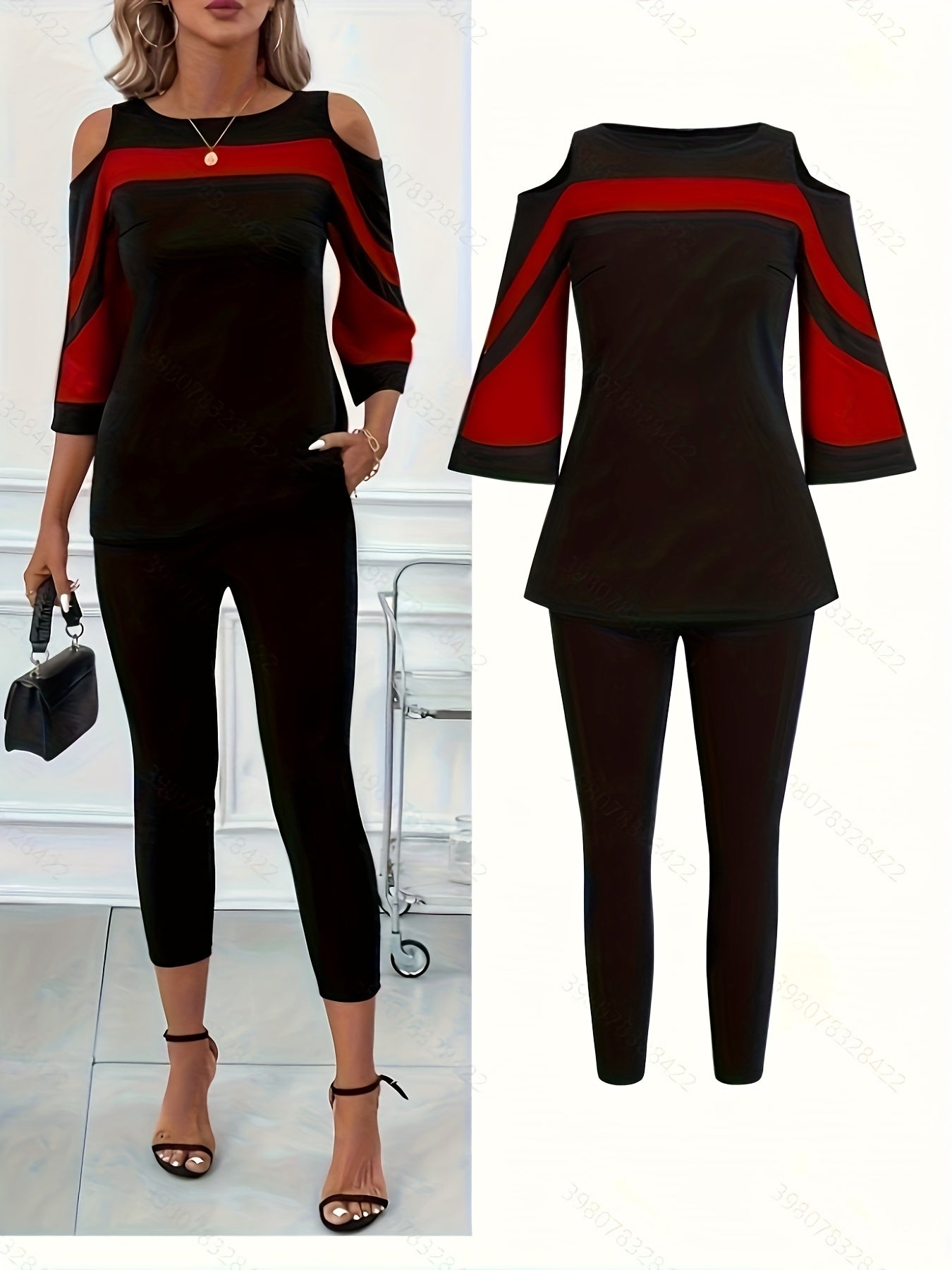 Ensemble tailleur et pantalon élégant du S au 2XL