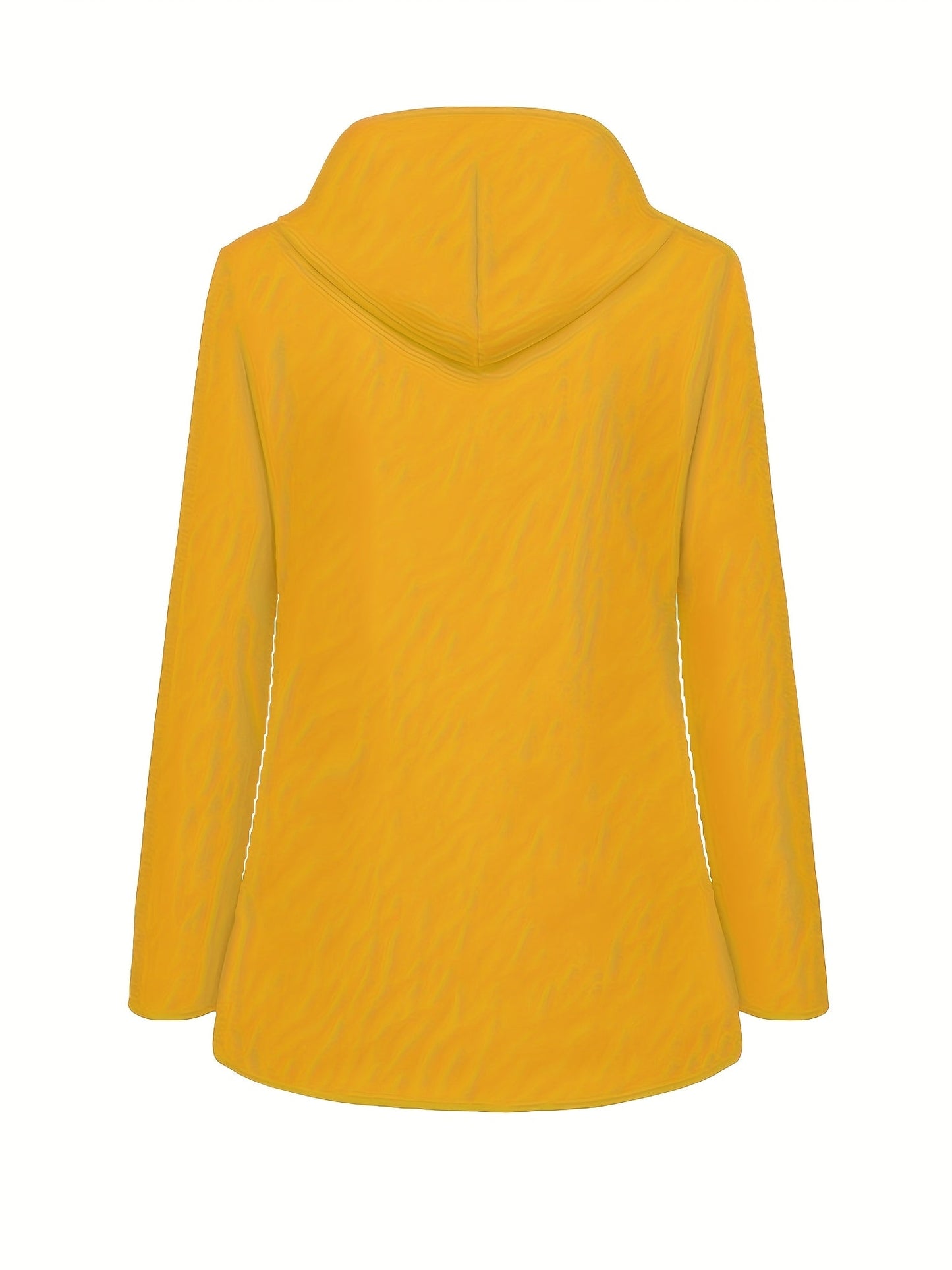 Veste longue à capuche rayée coupe vent femmes du 0XL au 5XL MAEJORKEN