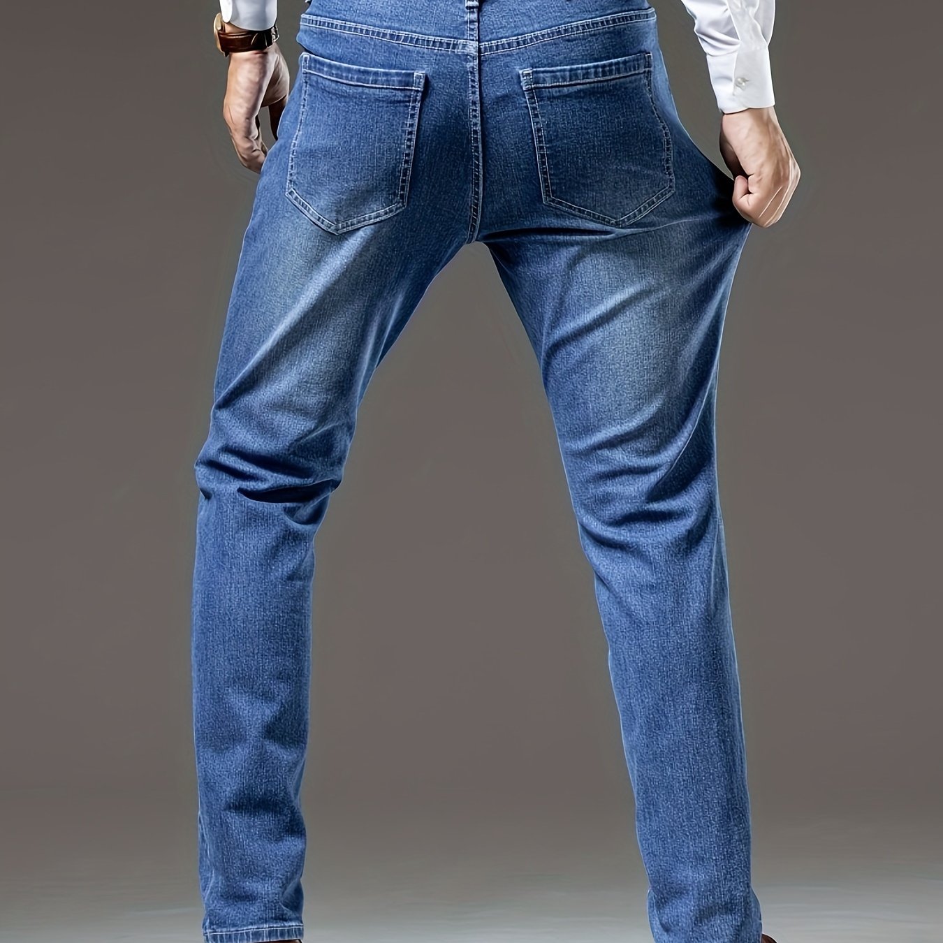Jeans léger bleu royal du S au 3XL
