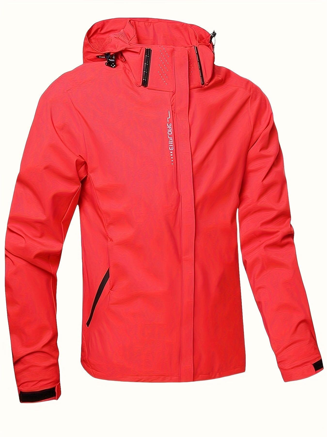 Veste coupe-vent à capuche amovible du S au 3XL