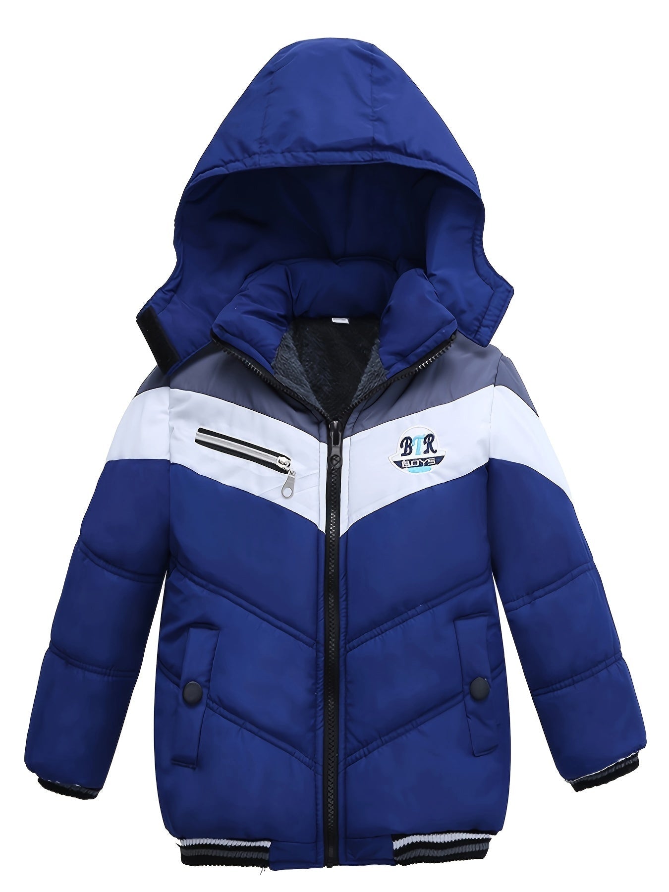 Manteau à capuche chaud pour garçons du 2 au 6 ans MAEJORKEN