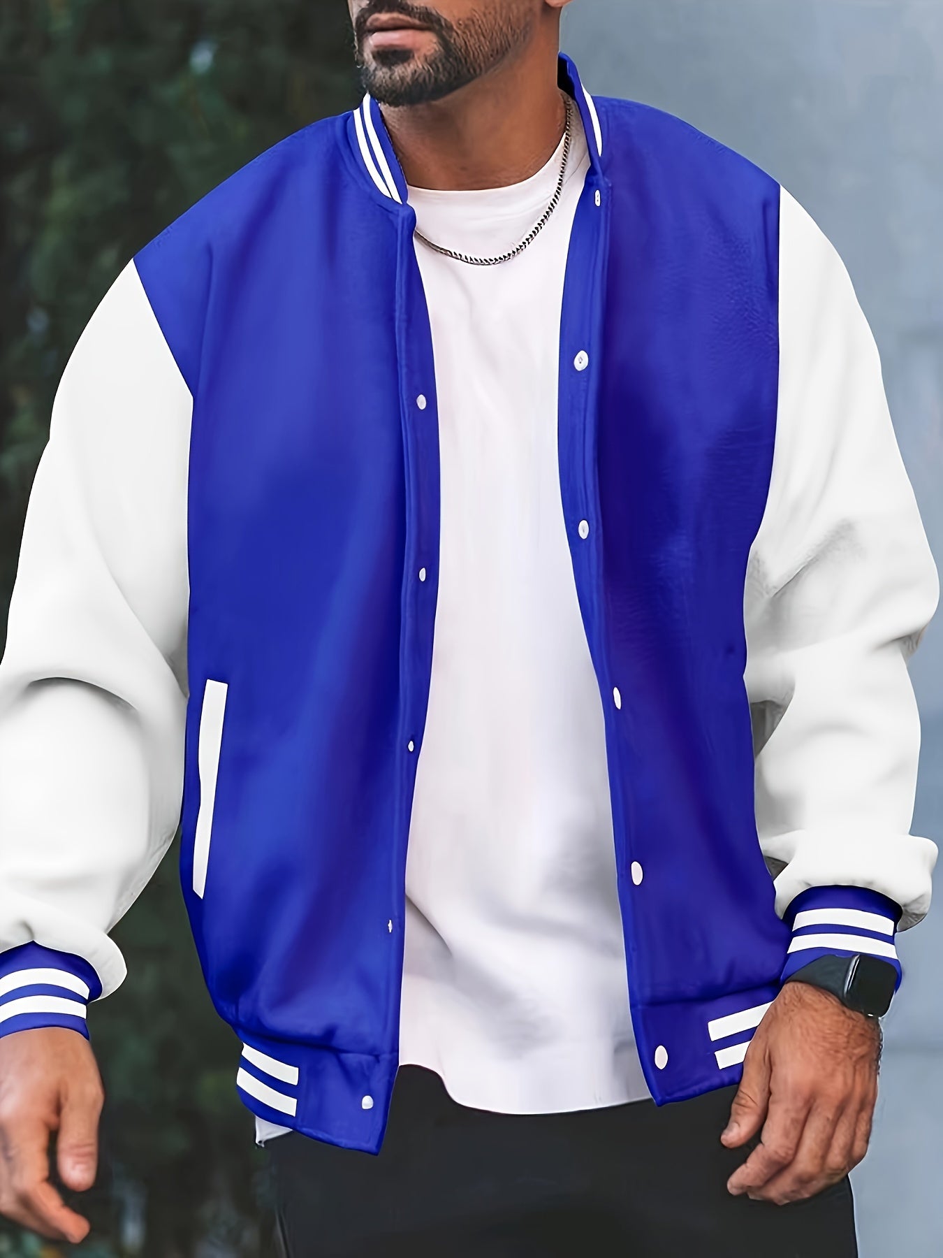 Veste de baseball avec poche du S au 3XL