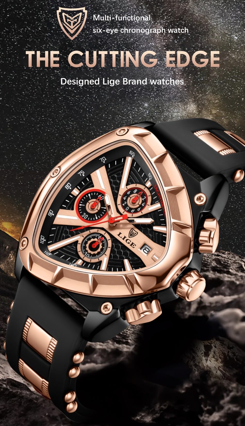 Montre à quartz avec bracelet en silicone ( boitier non inclus ) MAEJORKEN